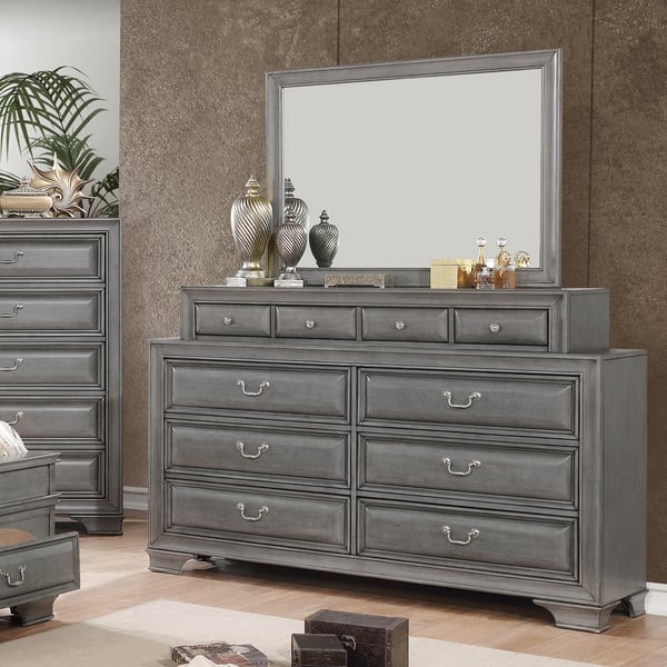 Shop Furniture Of America Oslo Traditional 2 Piece Dresser And