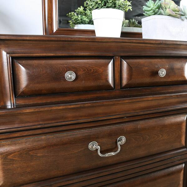 Shop Furniture Of America Oslo Traditional 2 Piece Dresser And