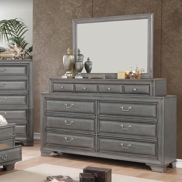 Shop Furniture Of America Oslo Traditional 2 Piece Dresser And