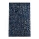 preview thumbnail 10 of 33, Handmade Mastiff Geometric Lustrous Wool Blend Area Rug 5' x 8' - Navy - Runner/Rectangle