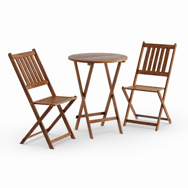 Silverton Acacia Hardwood Outdoor Bistro Set by Havenside Home