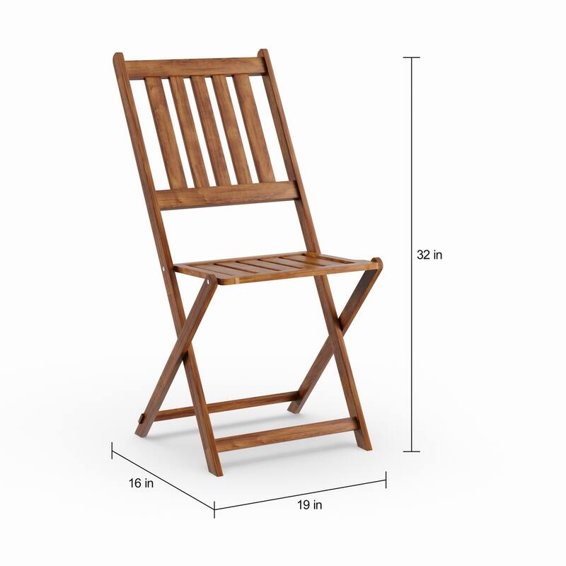 Silverton Acacia Hardwood Outdoor Bistro Set by Havenside Home