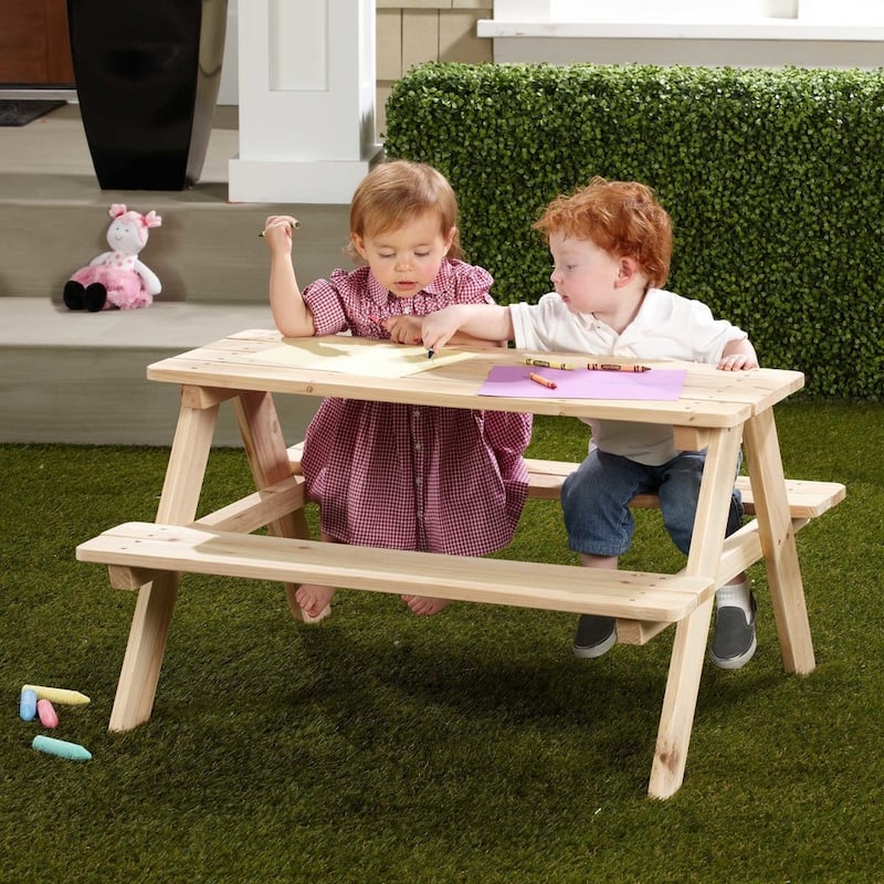 Sorrento Kids' Wood Picnic Table by Havenside Home