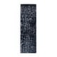 preview thumbnail 11 of 33, Handmade Mastiff Geometric Lustrous Wool Blend Area Rug 2'6" x 8' Runner - Navy - Rectangle