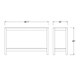 Havenside Home Surfside Outdoor Console Table - Thumbnail 2
