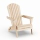 Havenside Home South Padre Adirondack Chair Kit with Pullout Ottoman - Thumbnail 1