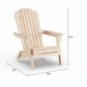 Havenside Home South Padre Adirondack Chair Kit with Pullout Ottoman - Thumbnail 3