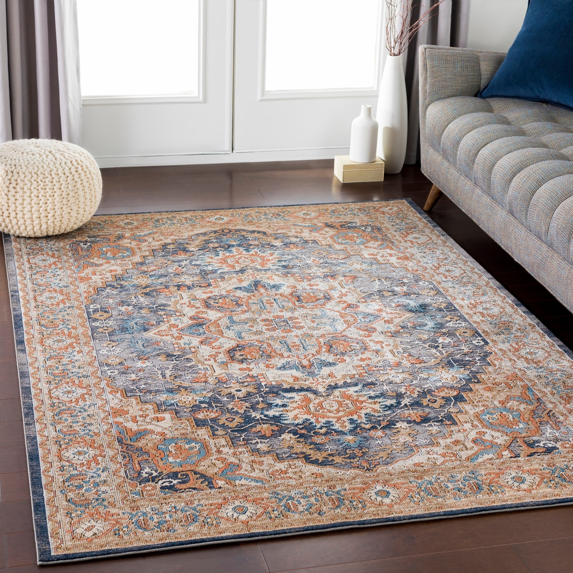 Payton Traditional Medallion Area Rug (9' x 13') - 8'10 x 13'1