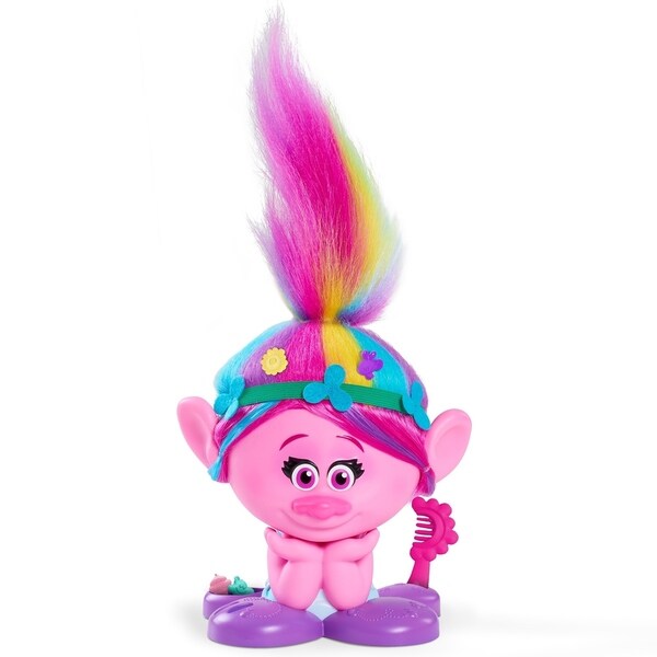 Shop Trolls Poppy Style Station Styling Head Rainbow Hair