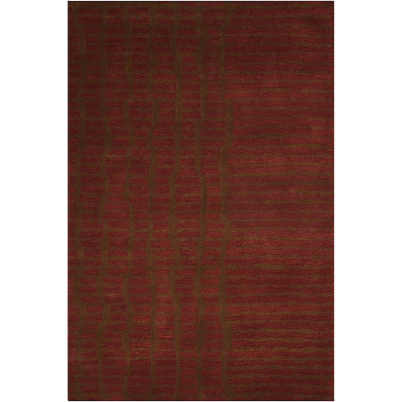 Calvin Klein Nourison Hand-tufted Luster Wash Solid Modern Area Rug
