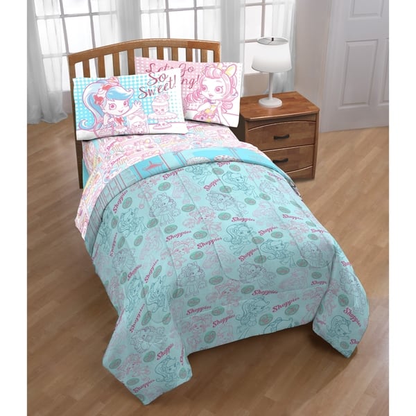 Mainstays Reversible Microfiber Comforter, Pink/Teal, Twin/Twin XL