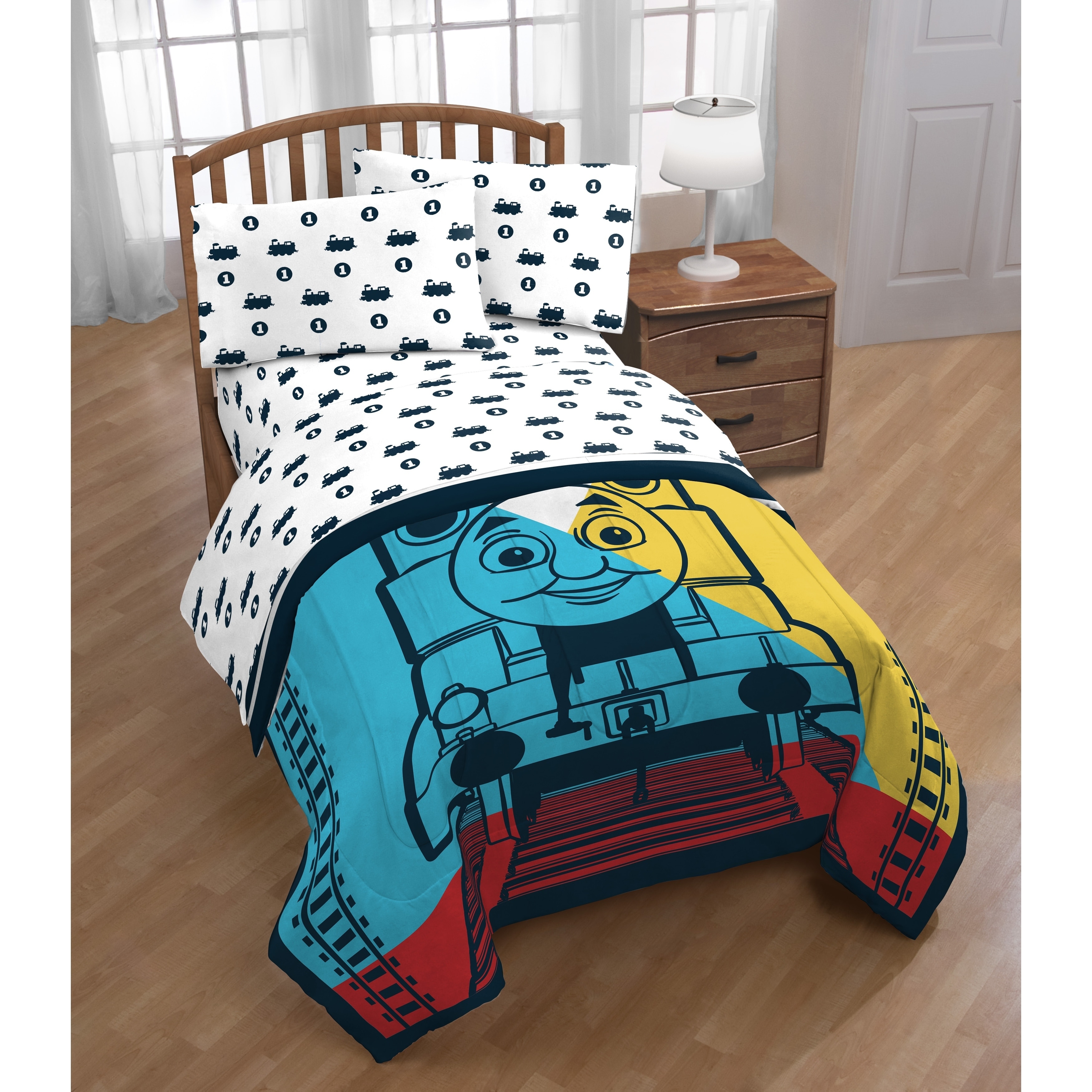 Shop Mattel Thomas The Tank Engine 4 Piece Twin Bed In A Bag