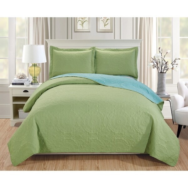 RT Designers Collection Lexington 3-Piece Reversible Quilt Set