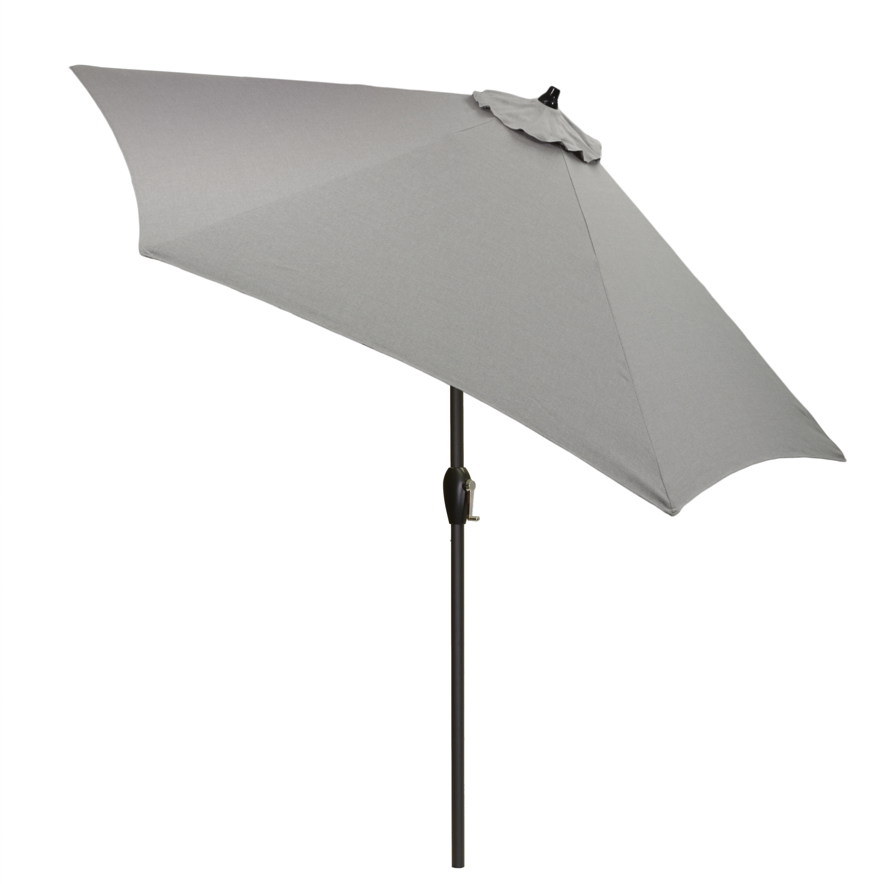 Shop 9 Round Patio Umbrella With Black Pole Free Shipping Today