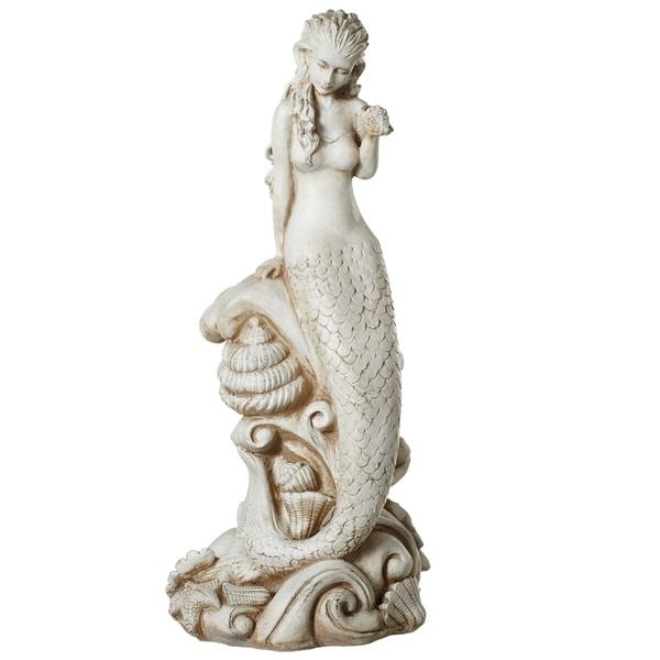 mermaid resin statue