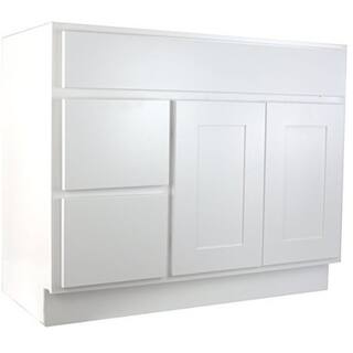 Shop Cabinet Mania White Shaker Kitchen Cabinet Bathroom Vanity