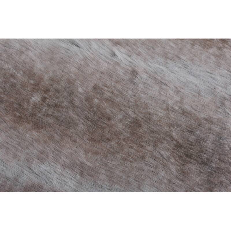 Serenta FauxFur Rug Sheepskin Shape Pelt Rug with Slip Stopping Pad