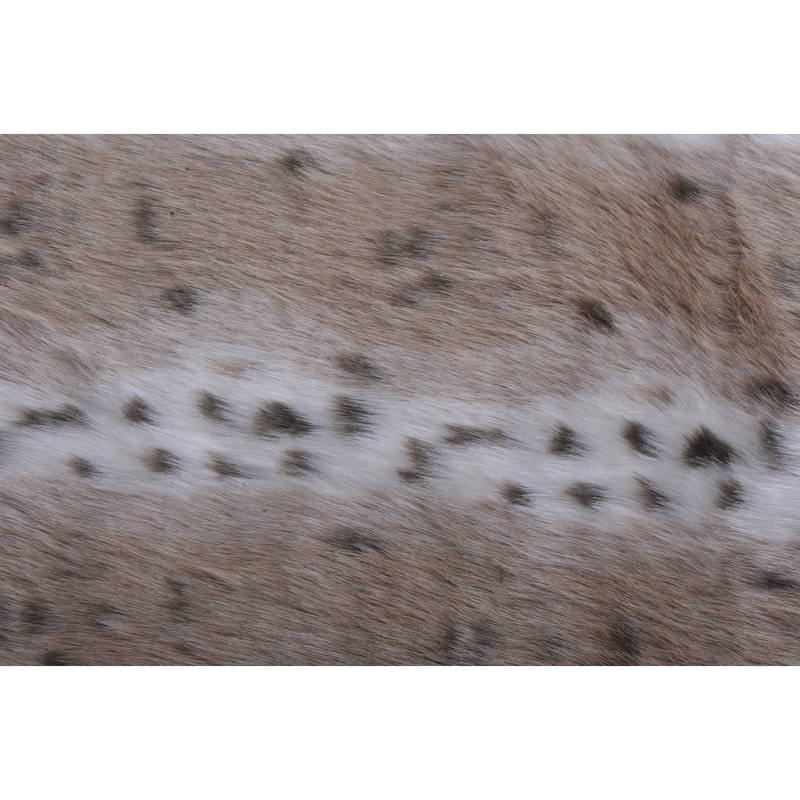 Serenta FauxFur Rug with Slip Stopping Pad 5' x 7'