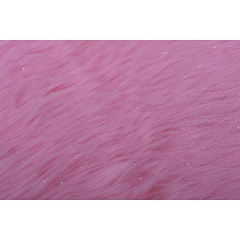 Serenta FauxFur Rug with Slip Stopping Pad 5' x 7'