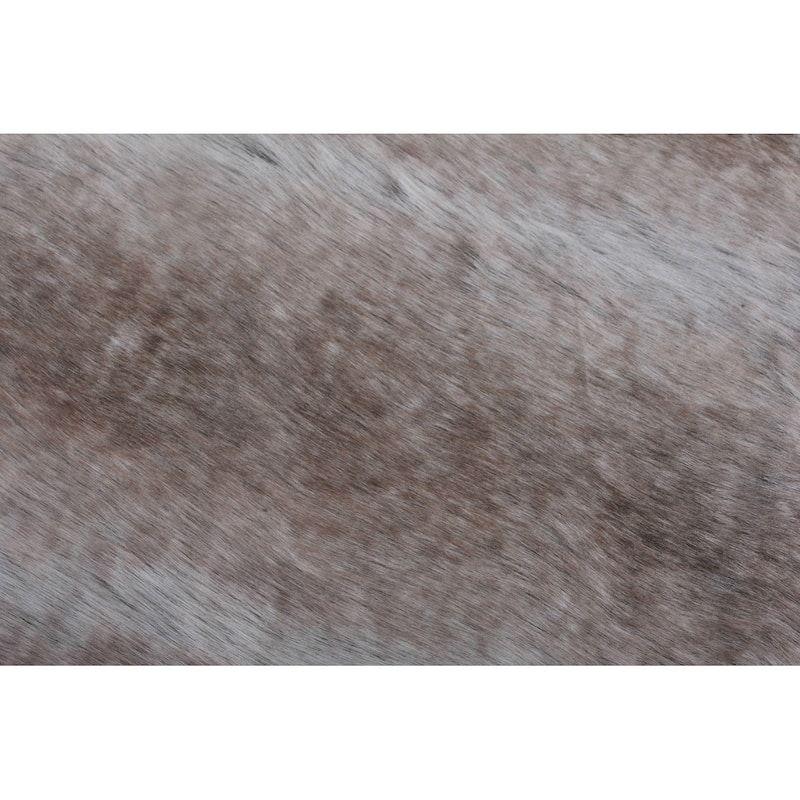 Serenta FauxFur Rug with Slip Stopping Pad 5' x 7'