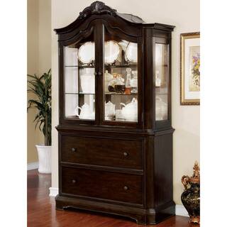 Vietnam Furniture Of America Buffets Sideboards China Cabinets Furniture Of America Arden Traditional Walnut China Cabinet