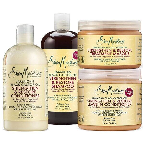 Shop Sheamoisture Jamaican Black Castor Oil 4 Piece Gift Set