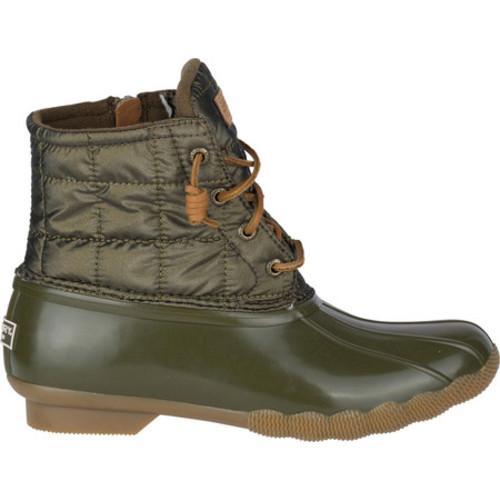 olive sperry boots