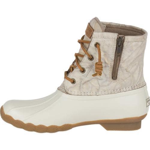 ivory sperry boots