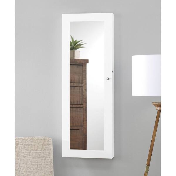 Shop Whitmor Mirrored Jewelry Organizer Over The Door Or Wall