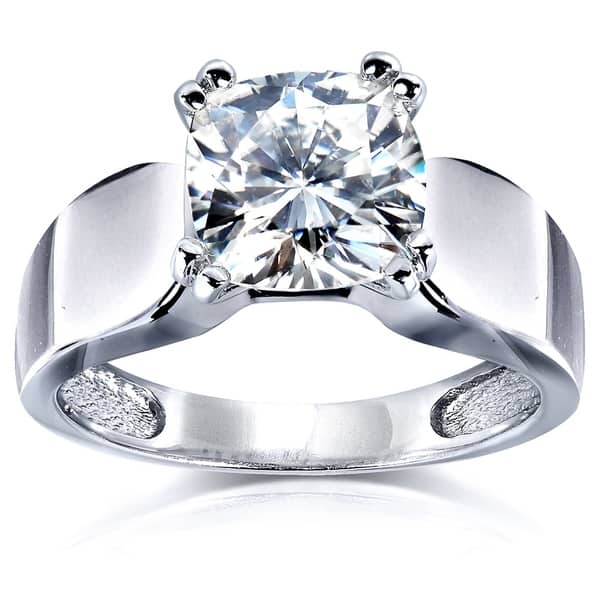 Shop Annello By Kobelli 14k White Gold 2 Carat Cushion Cut