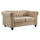 preview thumbnail 7 of 7, Kevi Traditional Tufted Chesterfield Loveseat by Furniture of America