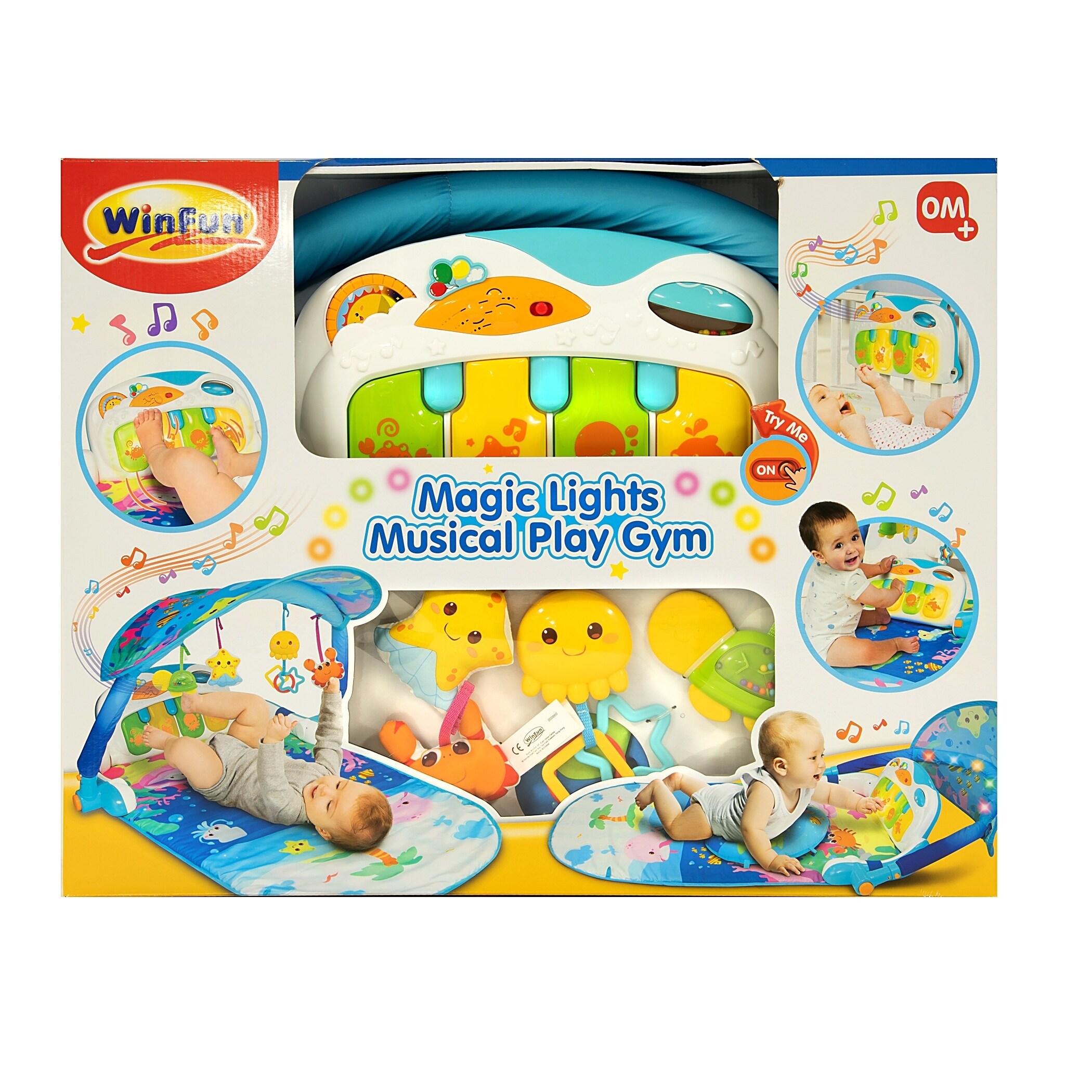 magic lights musical play gym