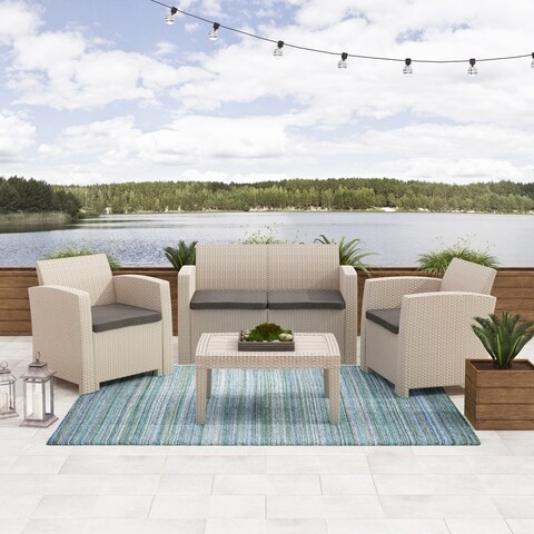 CorLiving Adelaide 4pc All-Weather Conversation Set