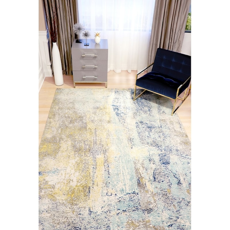 Pasargad Home Chelsea Design Machine Made/Power Loom Area Rug