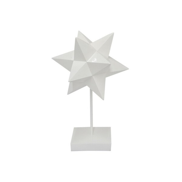 12 " Tabletop Decor in White