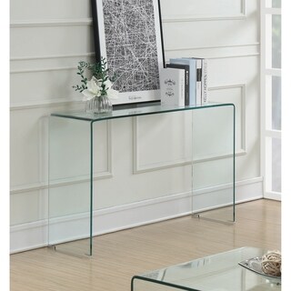 Contemporary Clear Sofa Table