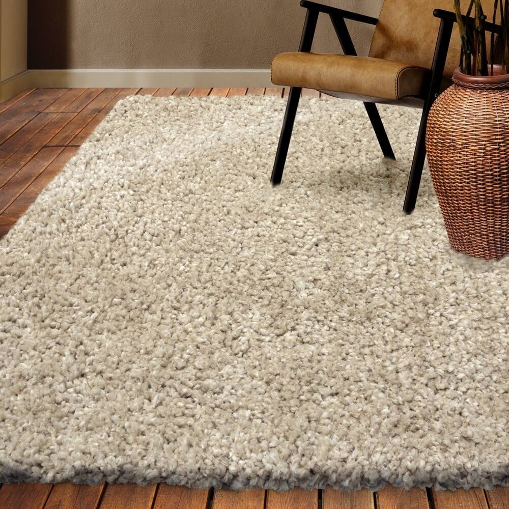 Beaufort Comfort Cream Shag Rug