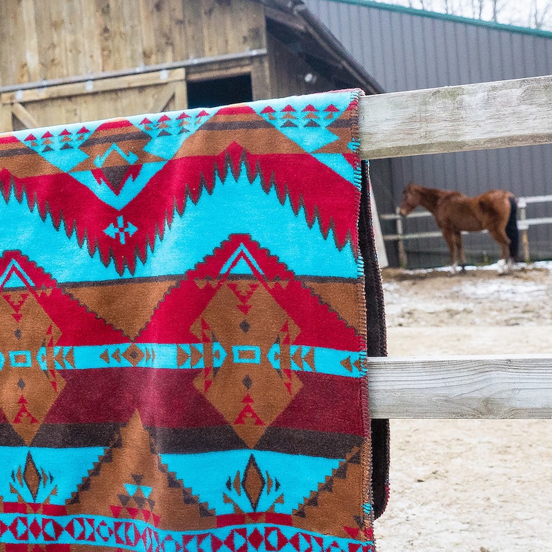 Denali Native Journey/Taupe Blanket
