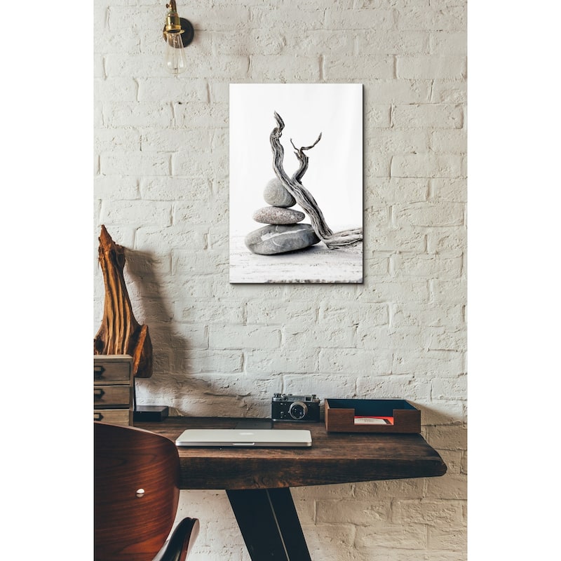 Epic Graffiti "Elemental Zen" by Elena Ray Giclee Canvas Wall Art, 12"x18"