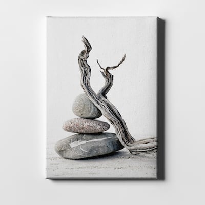 Epic Graffiti "Elemental Zen" by Elena Ray Giclee Canvas Wall Art, 12"x18"