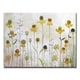 preview thumbnail 2 of 3, Helenium' Floral Wrapped Canvas Wall Art
