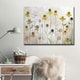 preview thumbnail 1 of 3, Helenium' Floral Wrapped Canvas Wall Art