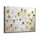 preview thumbnail 3 of 3, Helenium' Floral Wrapped Canvas Wall Art