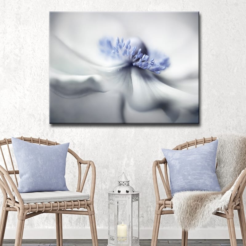 Anemone Spirit' Floral Wrapped Canvas Wall Art