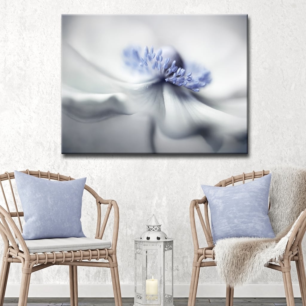 Anemone Spirit' Floral Wrapped Canvas Wall Art