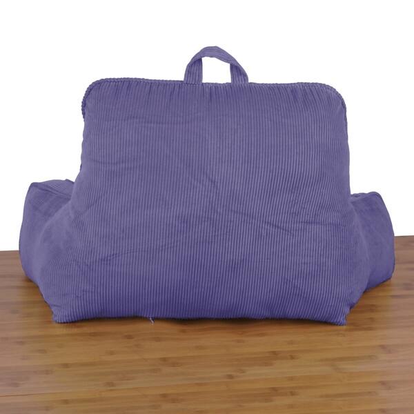 Shop Serenta Cotton Corduroy Lounger Bed Rest Pillow Adjustable