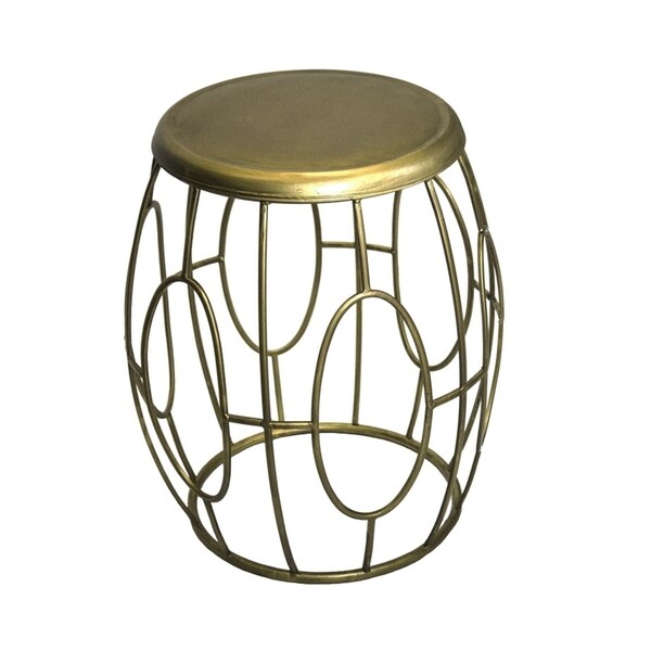 Sagebrook Home FM10412-01 Metal Accent Table, Gold Metal, 18 x 18 x 20 Inches