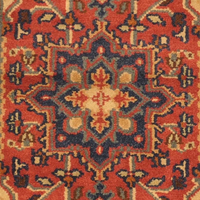 HERAT ORIENTAL Handmade One-of-a-Kind Heriz Wool Rug - 3'1 x 5'
