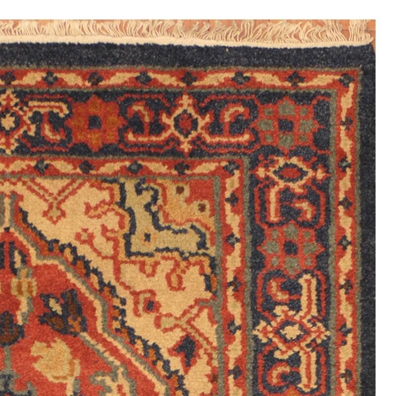 HERAT ORIENTAL Handmade One-of-a-Kind Heriz Wool Rug - 3'1 x 5'