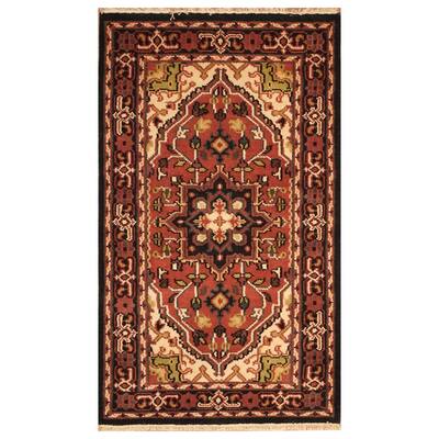 HERAT ORIENTAL Handmade One-of-a-Kind Heriz Wool Rug - 3' x 5'2